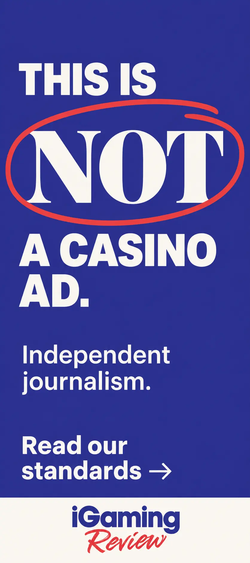 This is not a casino ad. Independent journalism. Read our editorial standards.
